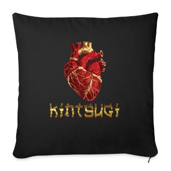 Kintsugi Kintsukuroi Imperfect japan - Sofakissenbezug 45 x 45 cm - Schwarz - Vorne