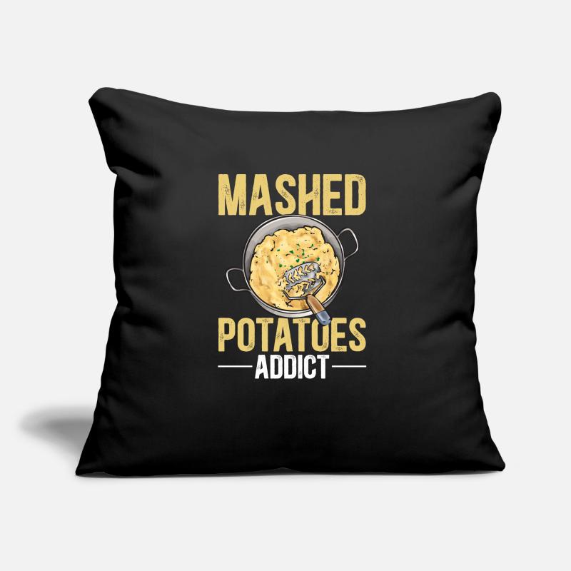 Mashed potatoes Mashed potatoes Sofa pillowcase 17,3'' x 17,3'' (45 x 45 cm)