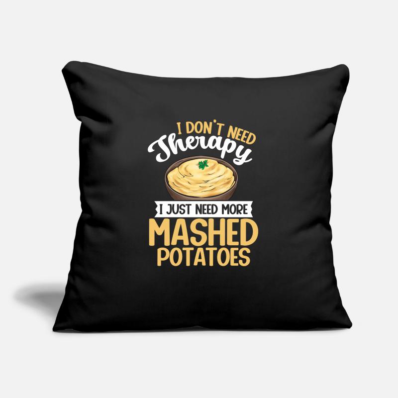 Mashed potatoes Mashed potatoes Sofa pillowcase 17,3'' x 17,3'' (45 x 45 cm)