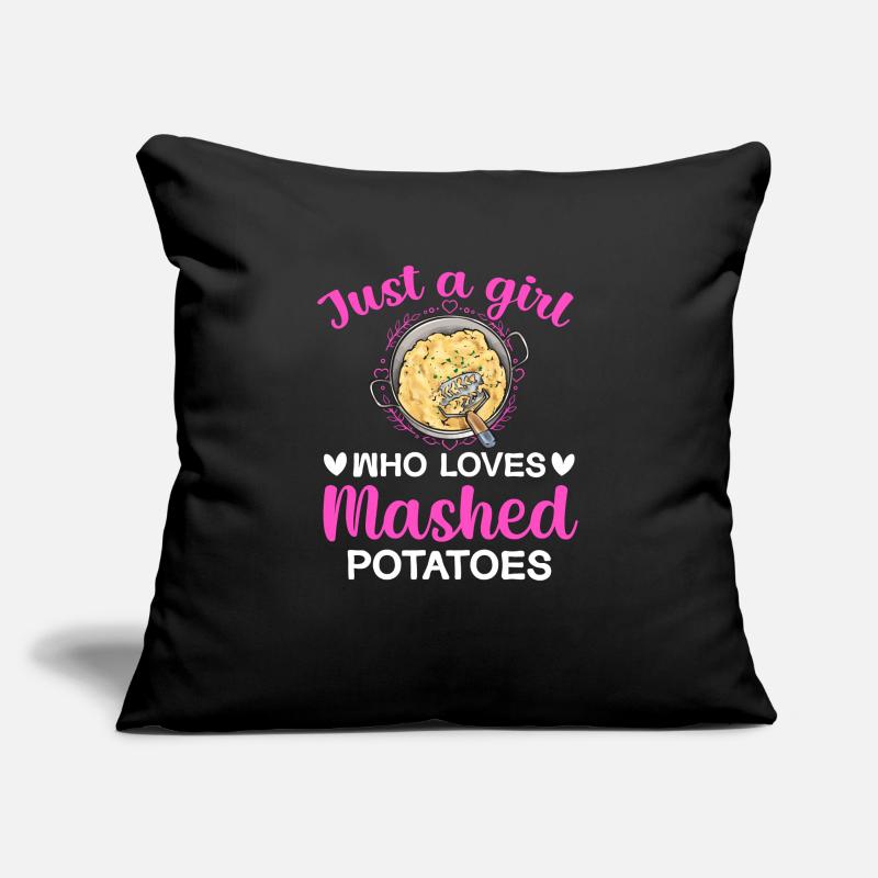 Mashed potatoes Mashed potatoes Sofa pillowcase 17,3'' x 17,3'' (45 x 45 cm)