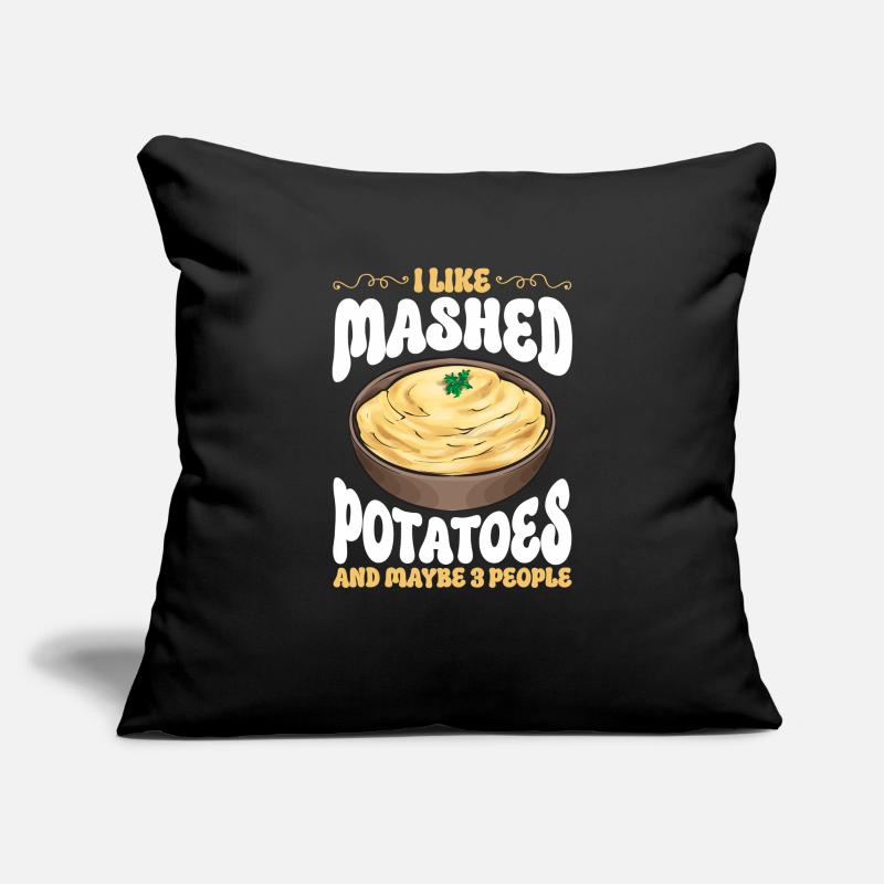 Mashed potatoes Mashed potatoes Sofa pillowcase 17,3'' x 17,3'' (45 x 45 cm)