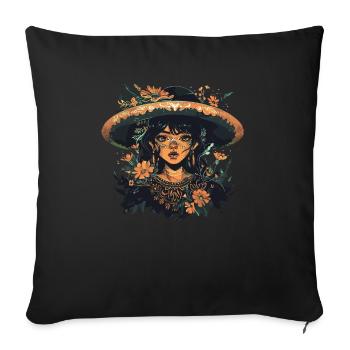 Mexikanische Fiesta Cinco De Mayo - Sofakissenbezug 45 x 45 cm - Schwarz - Vorne