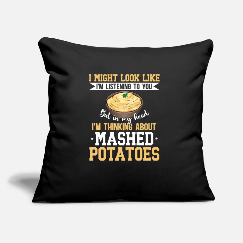 Mashed potatoes Mashed potatoes Sofa pillowcase 17,3'' x 17,3'' (45 x 45 cm)
