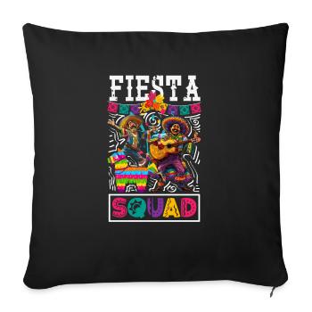Mexikanische Fiesta Cinco De Mayo - Sofakissenbezug 45 x 45 cm - Schwarz - Vorne