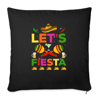 Cinco de Mayo - Sofakissenbezug 45 x 45 cm - Schwarz - Vorne