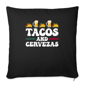 Cinco de Mayo - Sofakissenbezug 45 x 45 cm - Schwarz - Vorne