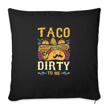 Mexican Fiesta Cinco De Mayo - Sofa pillowcase 17,3'' x 17,3'' (45 x 45 cm) - black - Front