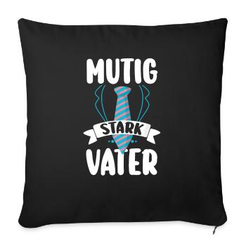 Dad Father's Day Dad - Sofa pillowcase 17,3'' x 17,3'' (45 x 45 cm) - black - Front