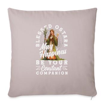 Easter Eostre Pagan Spring - Sofa pillowcase 17,3'' x 17,3'' (45 x 45 cm) - light taupe - Front