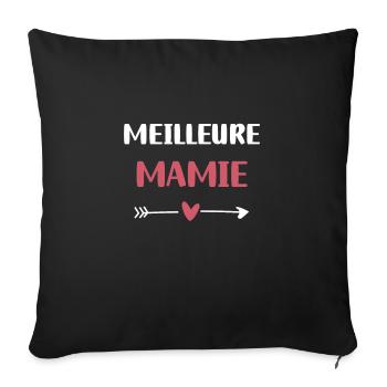 Best Granny Heart Grandma - Sofa pillowcase 17,3'' x 17,3'' (45 x 45 cm) - black - Front