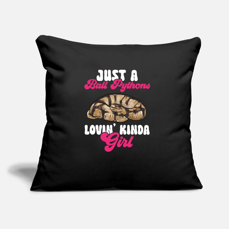 Ball Python Snake King Python Sofa pillowcase 17,3'' x 17,3'' (45 x 45 cm)