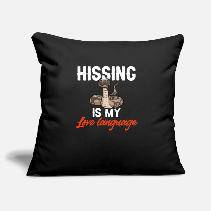 Ball Python Snake King Python Housse de coussin décorative 45 x 45 cm