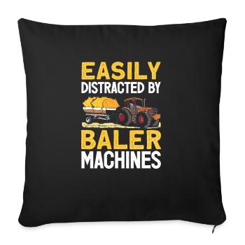 Arepas Colombian Venezuela Food - Sofa pillowcase 17,3'' x 17,3'' (45 x 45 cm) - black - Front