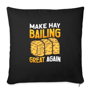 Arepas Colombian Venezuela Food - Sofa pillowcase 17,3'' x 17,3'' (45 x 45 cm) - black - Front