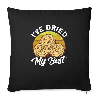 Arepas Colombian Venezuela Food - Sofa pillowcase 17,3'' x 17,3'' (45 x 45 cm) - black - Front