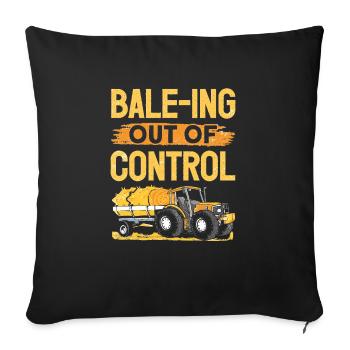 Arepas Colombien Venezoela Food - Housse de coussin décorative 45 x 45 cm - noir - Devant
