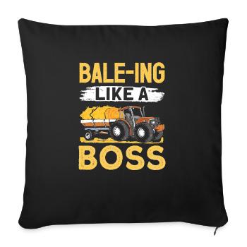 Arepas Colombien Venezuela Nourriture - Housse de coussin décorative 45 x 45 cm - noir - Devant