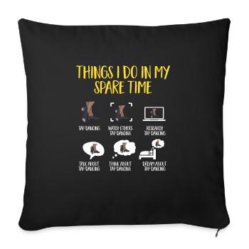 Tap Dance Teacher Tap Dancer Tap Dance - Sofa pillowcase 17,3'' x 17,3'' (45 x 45 cm) - black - Front