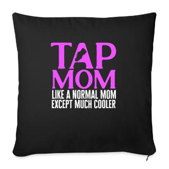 Tap Dance Teacher Tap Dancer Tap Dance - Sofa pillowcase 17,3'' x 17,3'' (45 x 45 cm) - black - Front