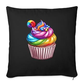Birthday Birthgay Birth-gay Lgbt Gay - Sofa pillowcase 17,3'' x 17,3'' (45 x 45 cm) - black - Front