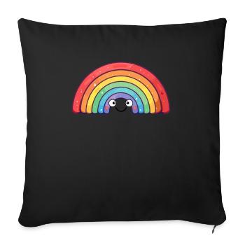 Birthday Birthgay Birth-gay Lgbt Gay - Sofa pillowcase 17,3'' x 17,3'' (45 x 45 cm) - black - Front
