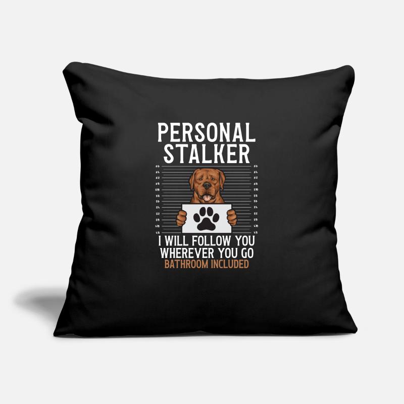 Fuchsroter Labrador Retriever Fox Labrador rouge Housse de coussin décorative 45 x 45 cm