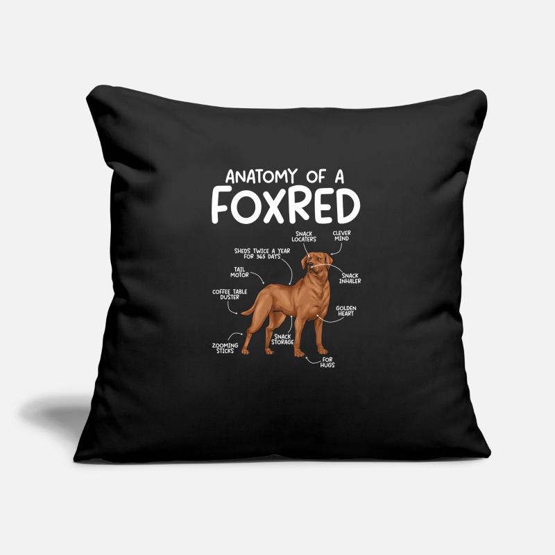 Fuchsroter Labrador Retriever Fox Red Labrador Sofa pillowcase 17,3'' x 17,3'' (45 x 45 cm)