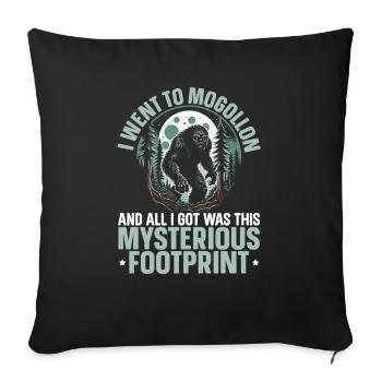 Mogollon Monster Mythical Cryptozoology Cryptid - Sofa pillowcase 17,3'' x 17,3'' (45 x 45 cm) - black - Front