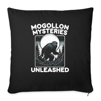 Mogollon-Monster Mythische Kryptozoologie Kryptide - Sofakissenbezug 45 x 45 cm - Schwarz - Vorne