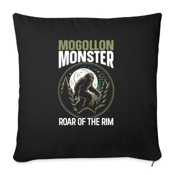 Mogollon Monster Mythical Cryptozoology Cryptid - Sofa pillowcase 17,3'' x 17,3'' (45 x 45 cm) - black - Front