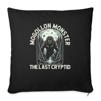 Mogollon Monster Mythical Cryptozoology Cryptid - Sofa pillowcase 17,3'' x 17,3'' (45 x 45 cm) - black - Front