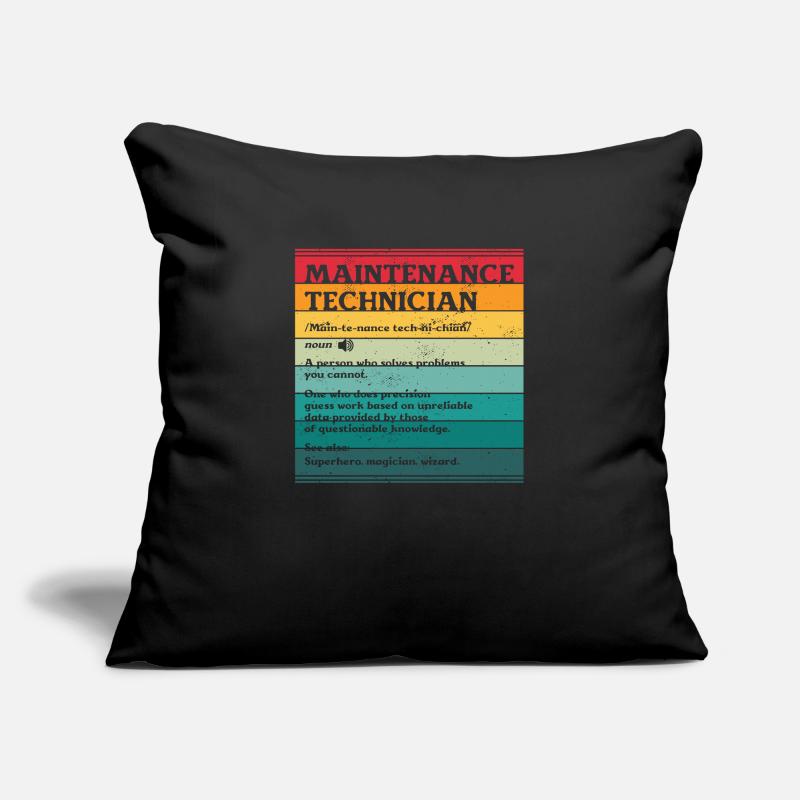 Maintenance Technician Definition Tech Worker Sofa pillowcase 17,3'' x 17,3'' (45 x 45 cm)