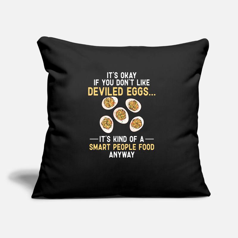 Gefüllte Eier Deviled Eggs Sofakissenbezug 45 x 45 cm