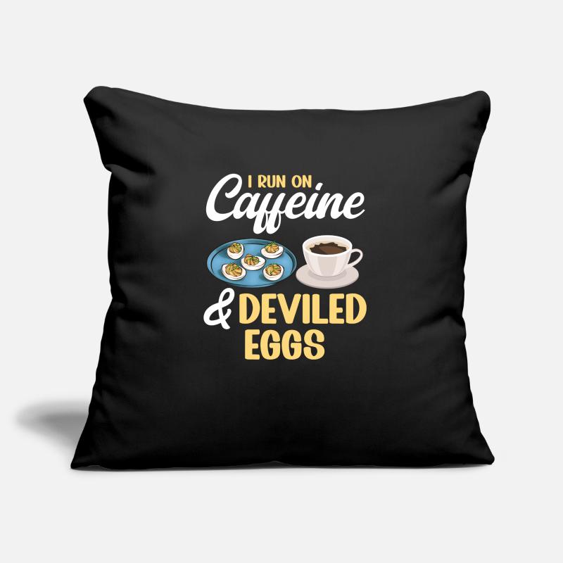 Stuffed Eggs Deviled Eggs Sofa pillowcase 17,3'' x 17,3'' (45 x 45 cm)