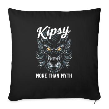 Hudson River Monster Kipsy Cryptozoology Cryptid - Sofa pillowcase 17,3'' x 17,3'' (45 x 45 cm) - black - Front