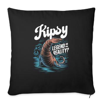 Hudson River Monster Kipsy Cryptozoology Cryptid - Sofa pillowcase 17,3'' x 17,3'' (45 x 45 cm) - black - Front