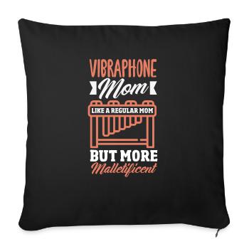 Vibraphon-musikinstrument - Sofakissenbezug 45 x 45 cm - Schwarz - Vorne