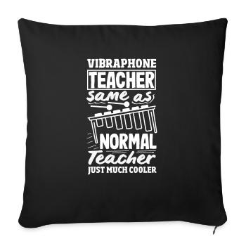 Vibraphon-musikinstrument - Sofakissenbezug 45 x 45 cm - Schwarz - Vorne