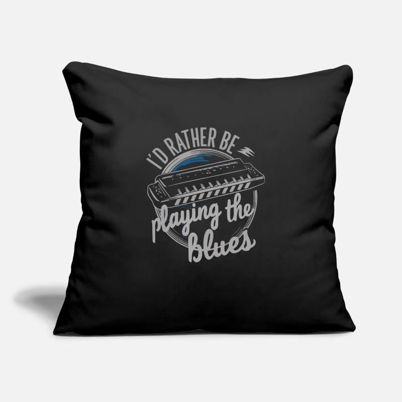 Harmonica Playing Gift Sofa pillowcase 17,3'' x 17,3'' (45 x 45 cm)