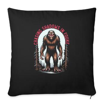 Fouke Monster Southern Sasquatch Cryptozoologie - Housse de coussin décorative 45 x 45 cm - noir - Devant
