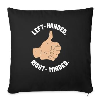 Gaucher - Housse de coussin décorative 45 x 45 cm - noir - Devant
