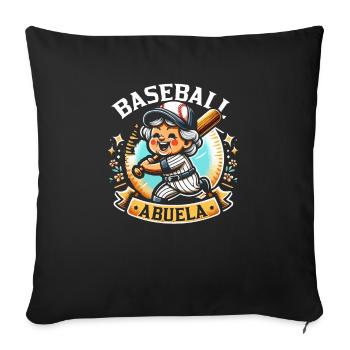 Baseball Grandma Grandmother Grandparents Day - Sofa pillowcase 17,3'' x 17,3'' (45 x 45 cm) - black - Front