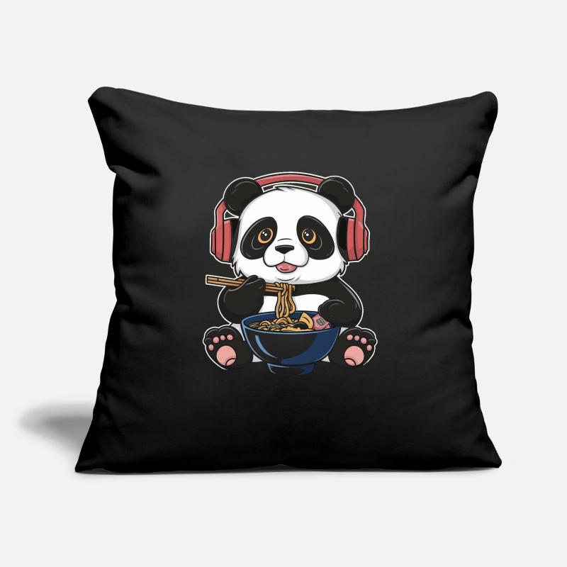Panda Panda Bear Funny Sofa pillowcase 17,3'' x 17,3'' (45 x 45 cm)