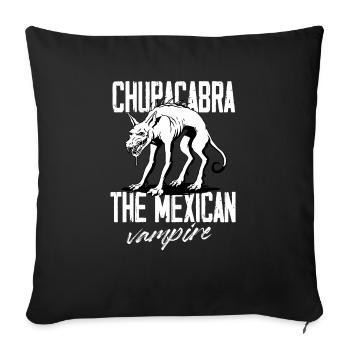 Chupacabra The Mexican Vampire Cryptid Monster - Sofakissenbezug 45 x 45 cm - Schwarz - Vorne