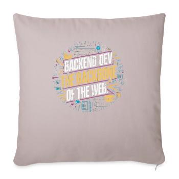 Programmeur logiciel de programmation backend - Housse de coussin décorative 45 x 45 cm - taupe clair - Devant