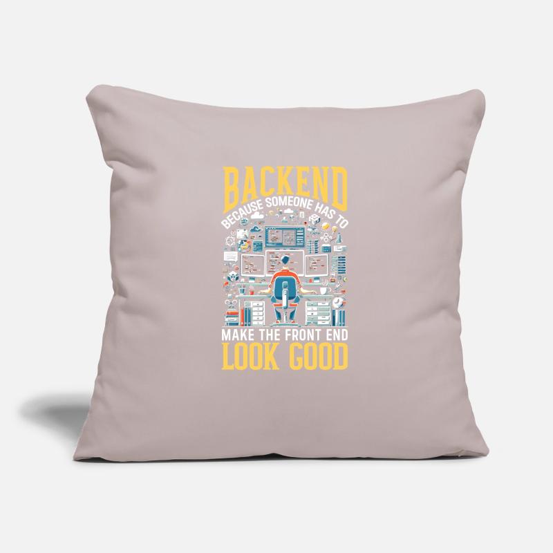 Backend Developer Programming Software Programmer Sofa pillowcase 17,3'' x 17,3'' (45 x 45 cm)