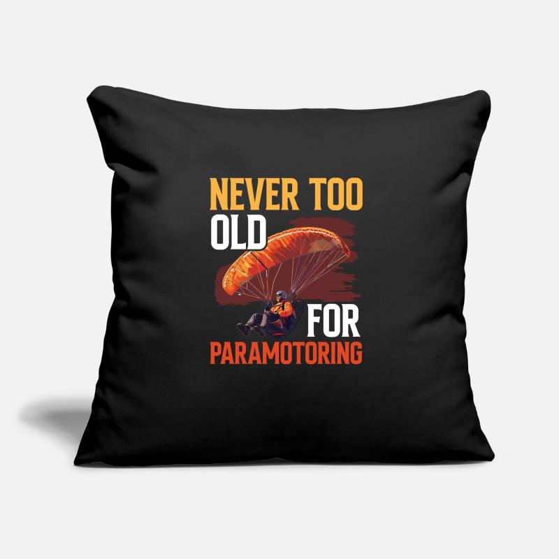 Paramoteur paramoteur Housse de coussin décorative 45 x 45 cm