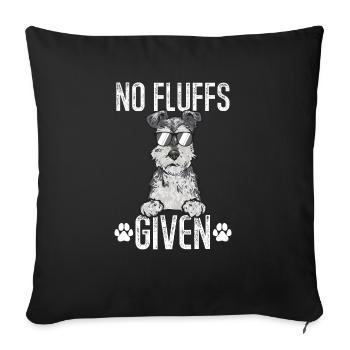 Schnauzer nain Chien Schnauzer - Housse de coussin décorative 45 x 45 cm - noir - Devant