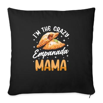 Mexican Venezuelan Empanada - Sofa pillowcase 17,3'' x 17,3'' (45 x 45 cm) - black - Front