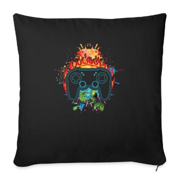 Gaming-legende Ich Habe Mein Spiel Unterbrochen, - Sofakissenbezug 45 x 45 cm - Schwarz - Vorne